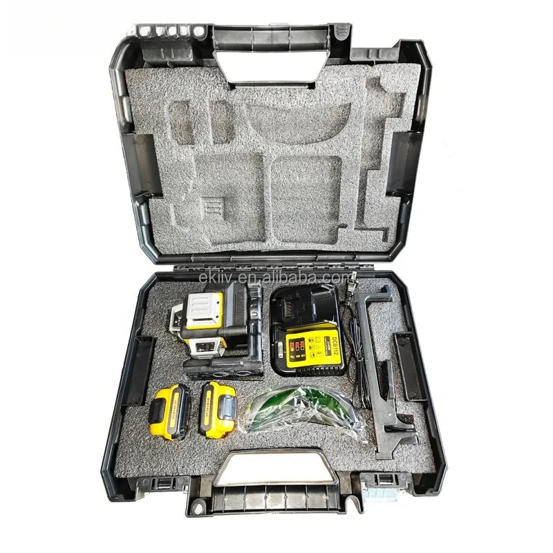 Precisione rotativa 360 per l'edilizia Strumento autolivellante verde 4D a 16 livelli di linea