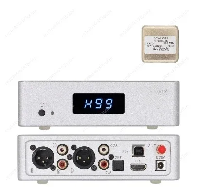 H99 Flagship AK4499EX Fully Balanced Hifi Bluetooth DAC Decoder OCXO Constant Temperature Crystal Oscillator AK4499