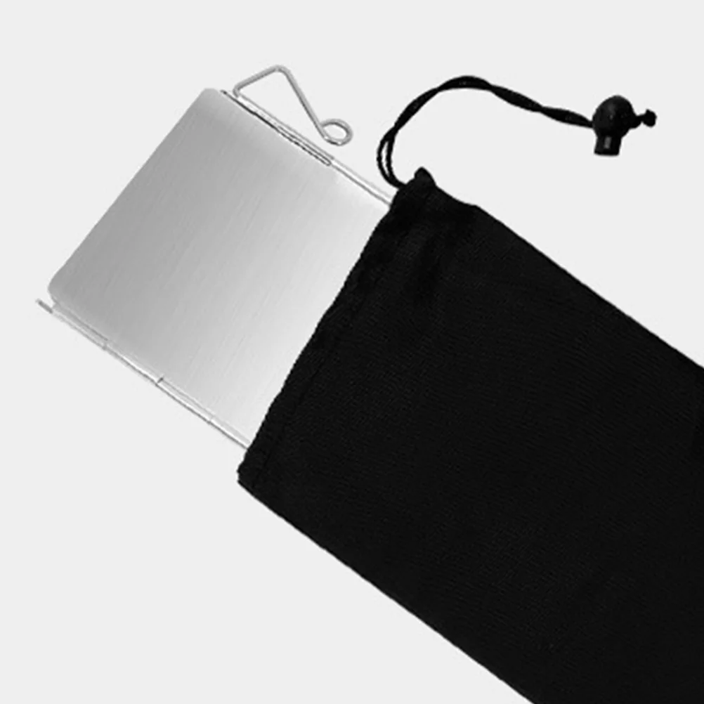 

Folding Stove Windscreen Aluminum Alloy Lightweight Compact For Outdoor Camping Travel Portable Windproof Burner Tool Camp