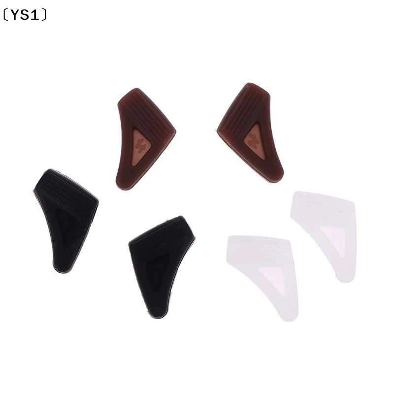 〔YS1〕5Pair Glasses Ear Grips Silicone Anti Slip Eyeglasses Ear Hook Eyewear Fastener Anti Fall Eyewear Holder Glasses Accessorie