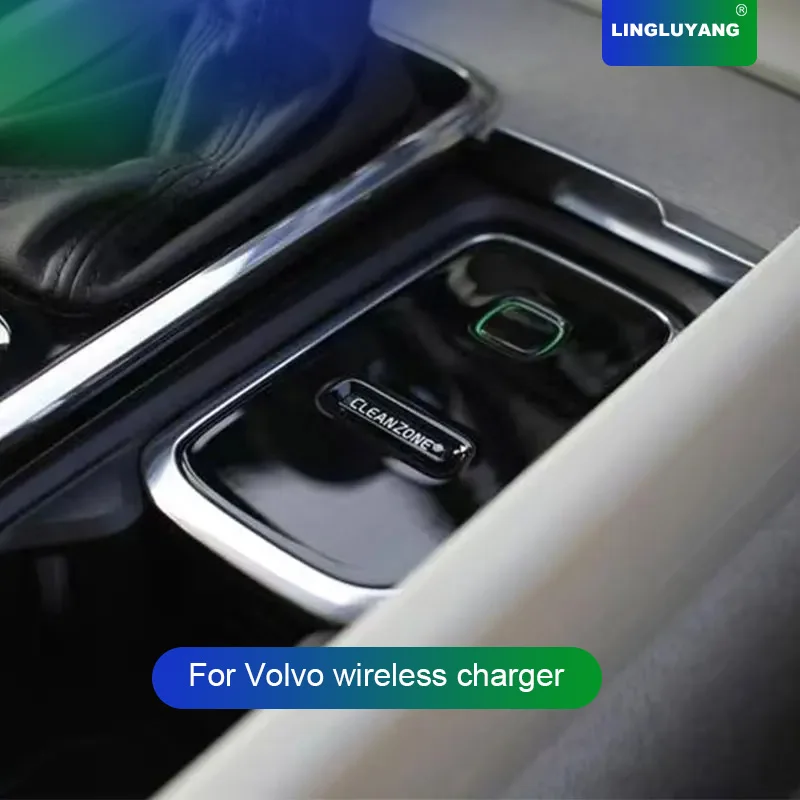 Car Accessories For Volvo XC60 XC90 S90 V90 S60 V60 Car Wireless Charging Car Styling