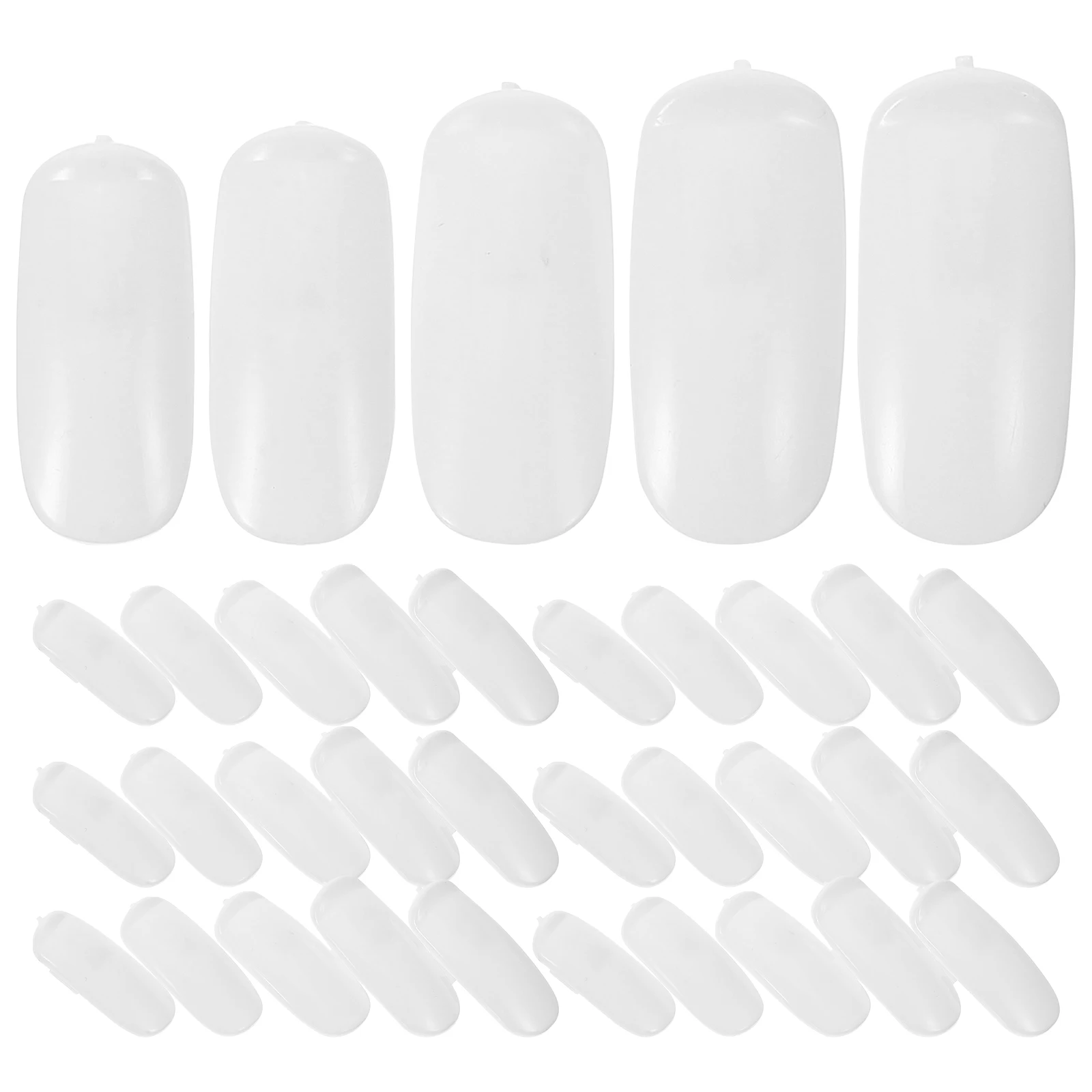 100個入り メカニカルハンドネイルチップ スムースサーフェス 練習用ネイル ネイルアートディスプレイやカラーサンプル用 練習用ネイル