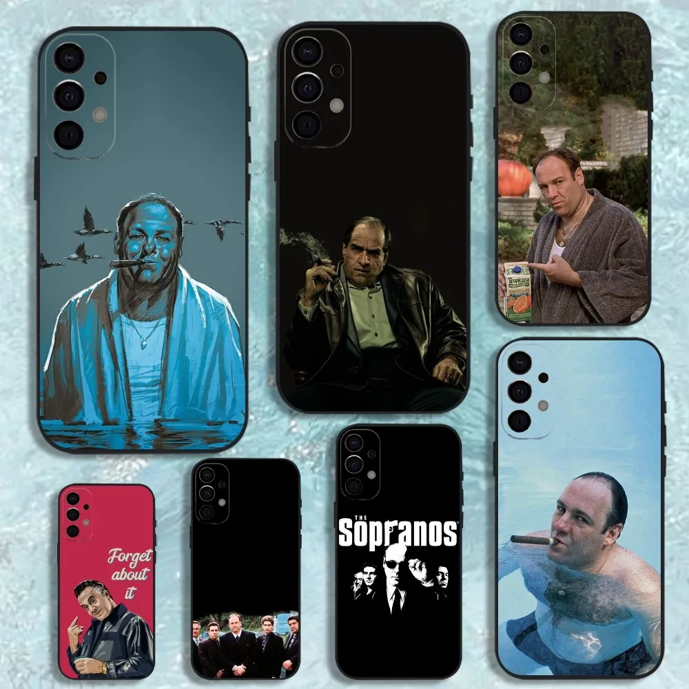 

The S-Sopranos TV Tony Soprano Phone Case For Samsung S25,S24,S21,S22,S23,S30,Ultra,S20,Plus,Fe,Lite,Note,10,9,5G Black Cover