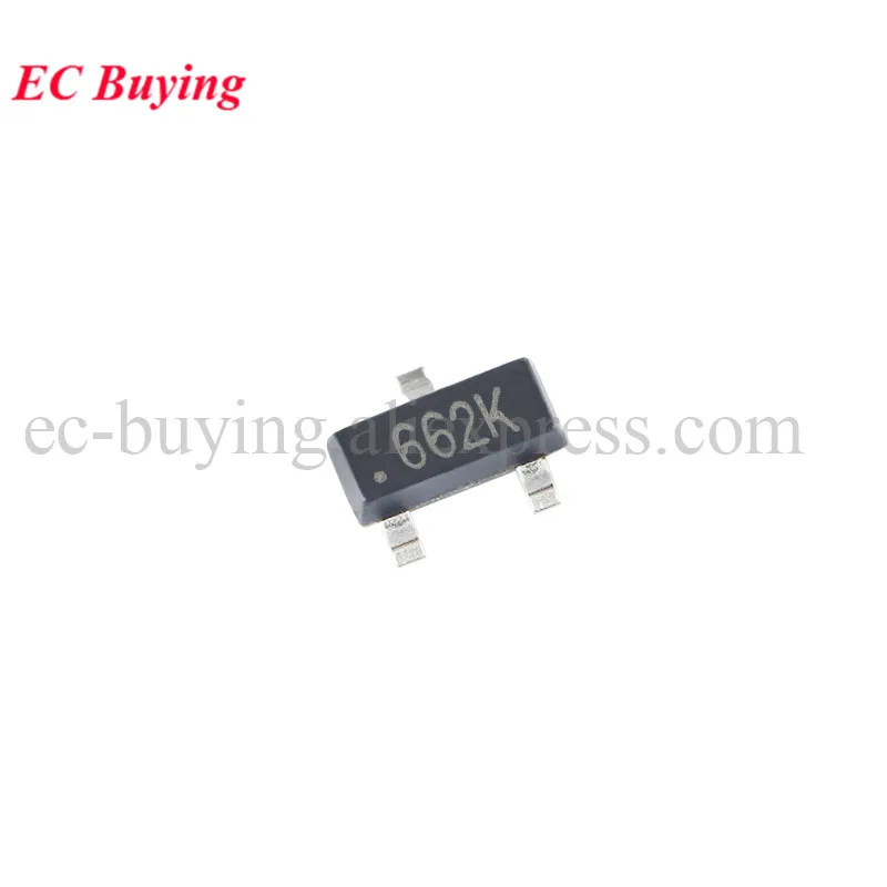 100pcs/10pcs XC6206P332MR XC6206 662K SOT-23 SOT23 3.3V/500A LDO Low Voltage Differential Linear Regulator Chip IC New Original