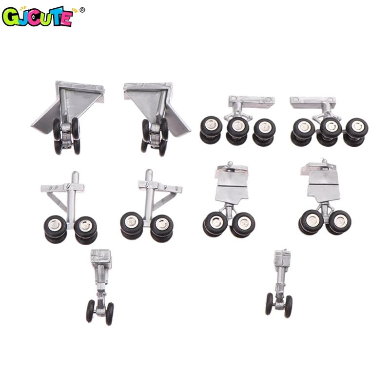 5Pcs/set B747 A380 Aircraft Airplane Airliner Model Landing Gear Wheels And Stand Base Accessories Display