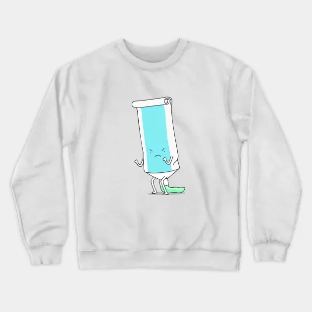 

Autumn and Winter Style Toilet - Paper - Humor Sweatshirt, "Angry Toilet Paper Roll" Graphic for A Trendy and Witty Look