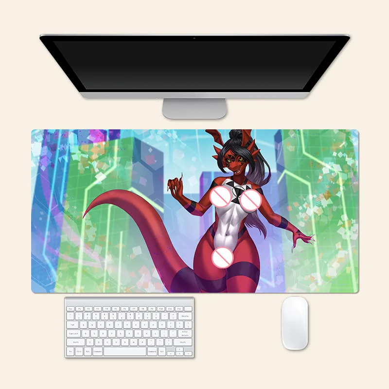 Guilmon Digital Monster Anime Large Mouse Pad Game PlayMat Creative Desk Mat Office Mousepad