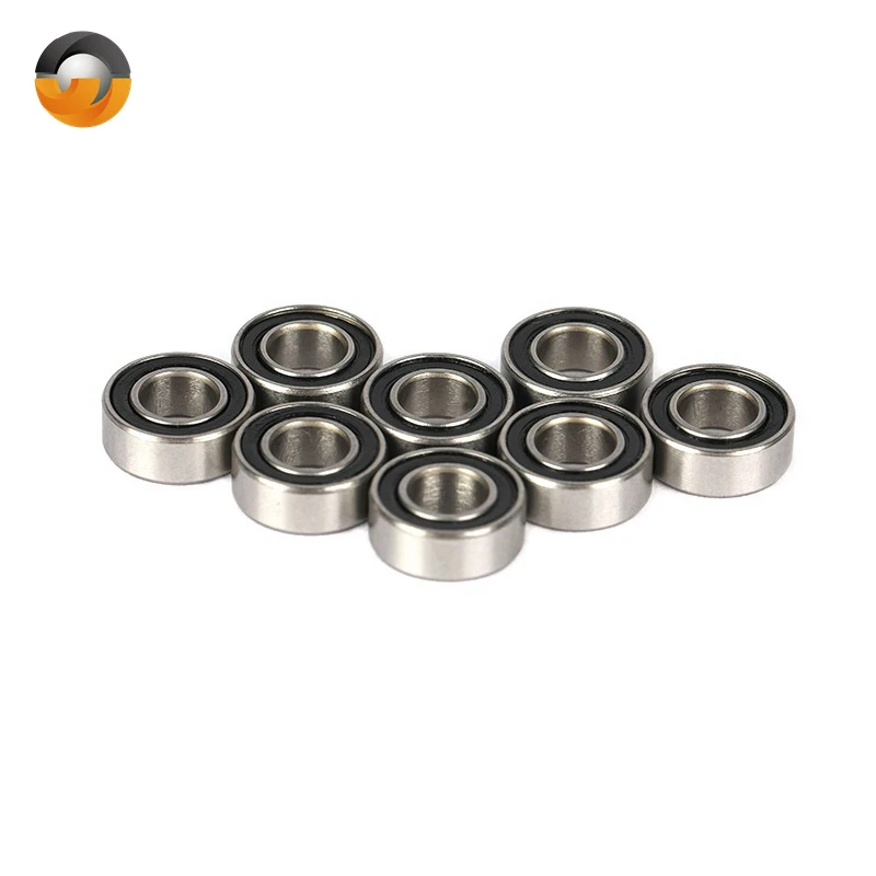 10pcs S683 2RS 3x7x3 m ABEC-7 Stainless Steel Bearing 683 S683 SMR683 SMR683 2RS Rubber Sealed Reels Bearings