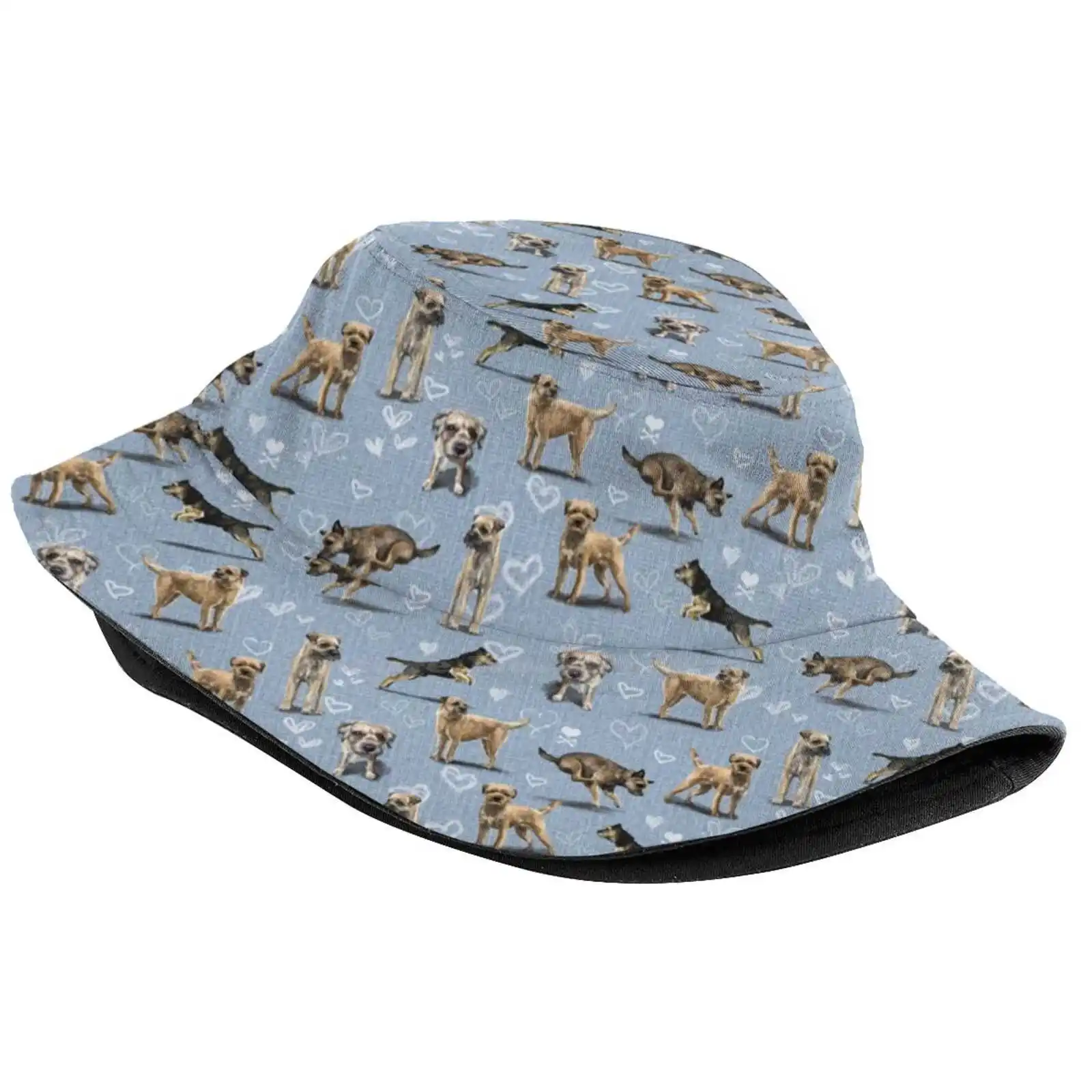 The Border Terrier Sun Cap Fisherman Hat Bucket Hats Border Terriers Breed Dogs Puppy Puppies