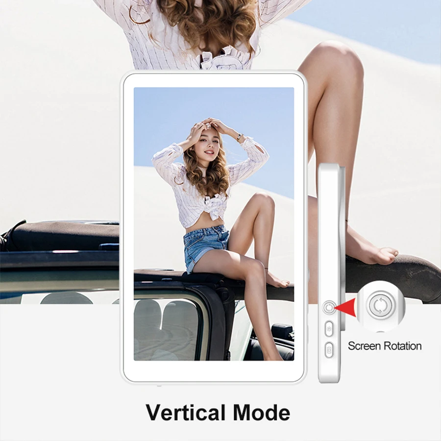 Telefon Selfie Minitor Bildschirm Magnetische Rückseite Kamera Monitor Bluetooth Fernbedienung für iPhone Android Selfie Vlog Live Stream