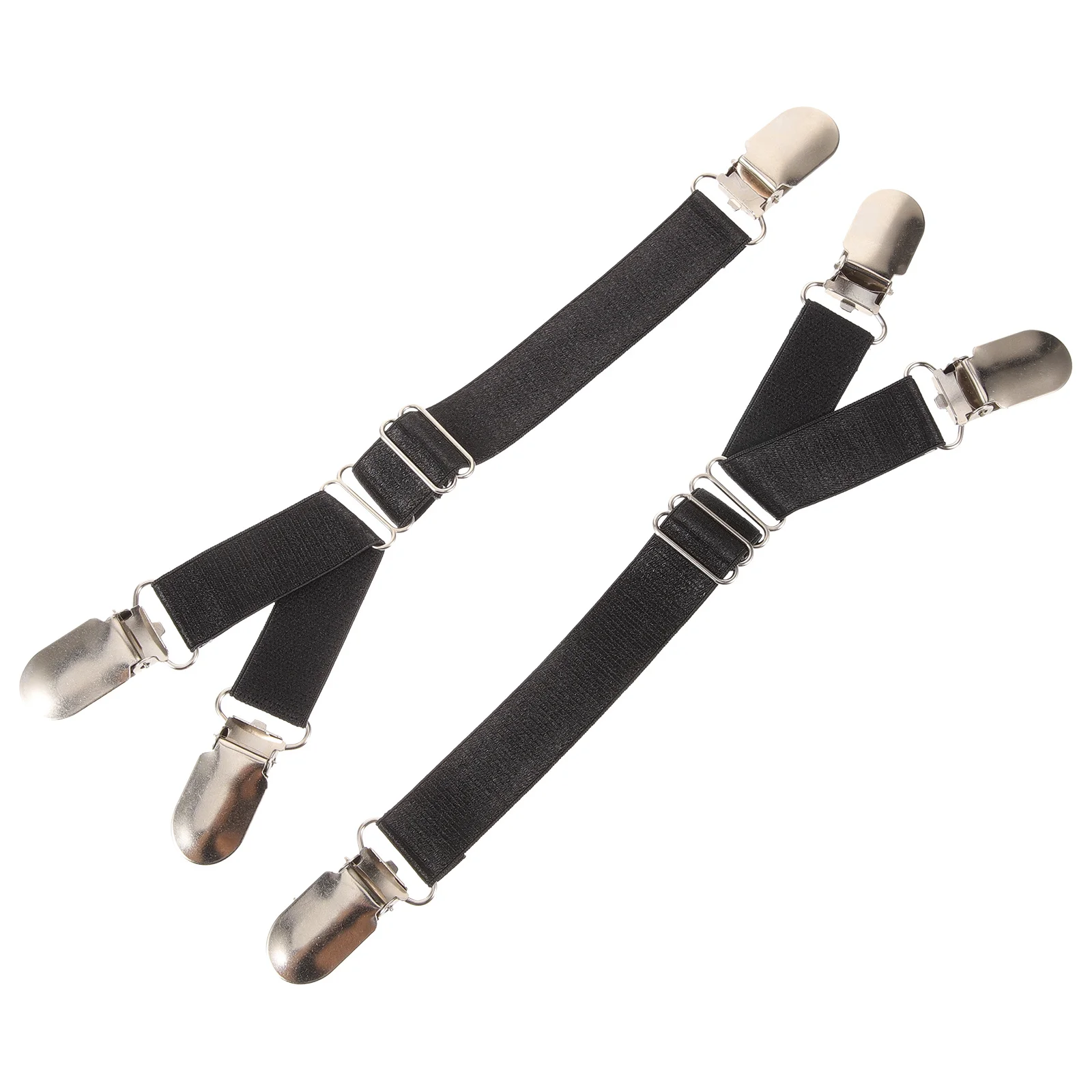 2 pçs meia braçadeira estilo bico de pato camisa ajustável ficar antiderrapante liga cinta das mulheres dos homens unisex fixo keeper camisa keeper