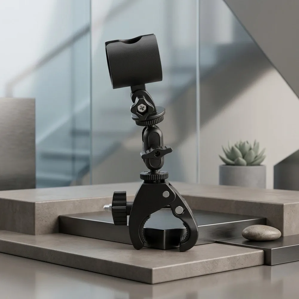 Black Holder Clip For Shark ChillPill (FA022) Handheld Fan Rotatable Stand Clip Adjustment Bracket Clamp Accessories