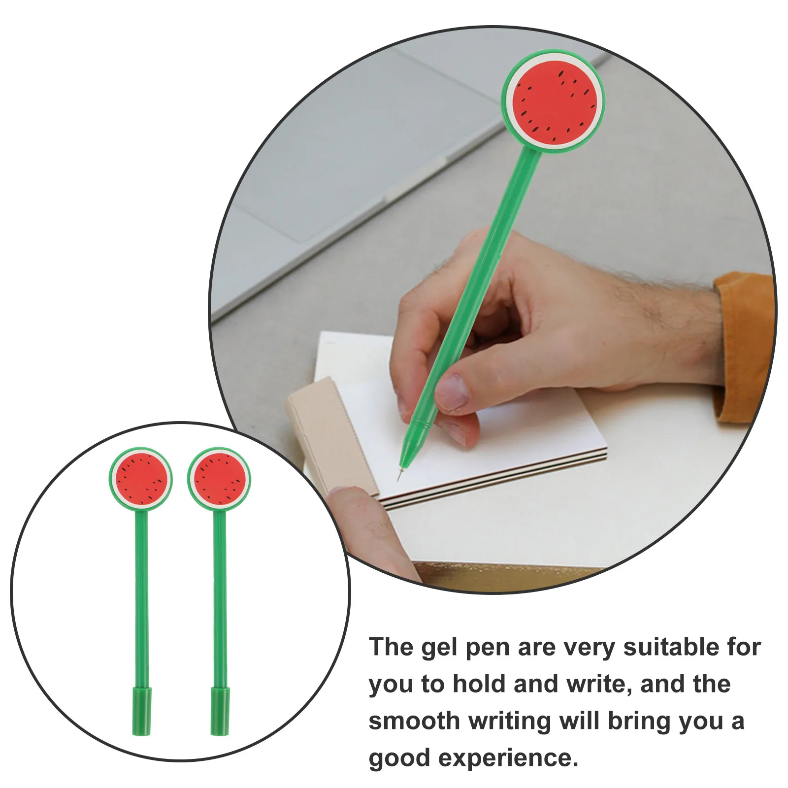 

10pcs Neutral Gel Lovely Writing Portable Simple Ink Pens For Office Home Use Cartoon Design Light Simple Pens