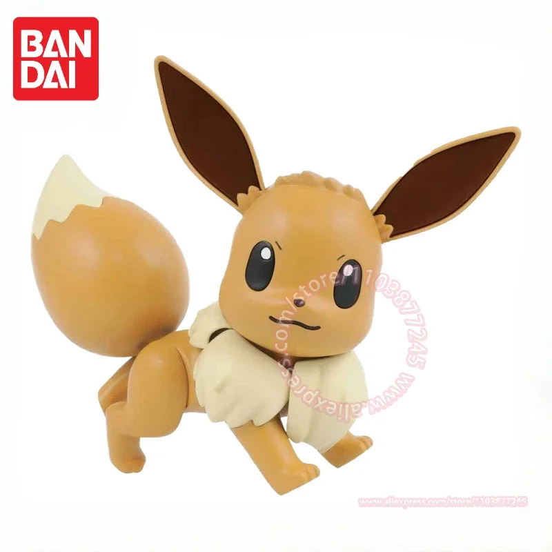 Bandai Model ENTRY GRADE Assembled Pokémon-Eevee Figure Trendy Peripheral Desktop Ornament Birthday Gift Children's Toy