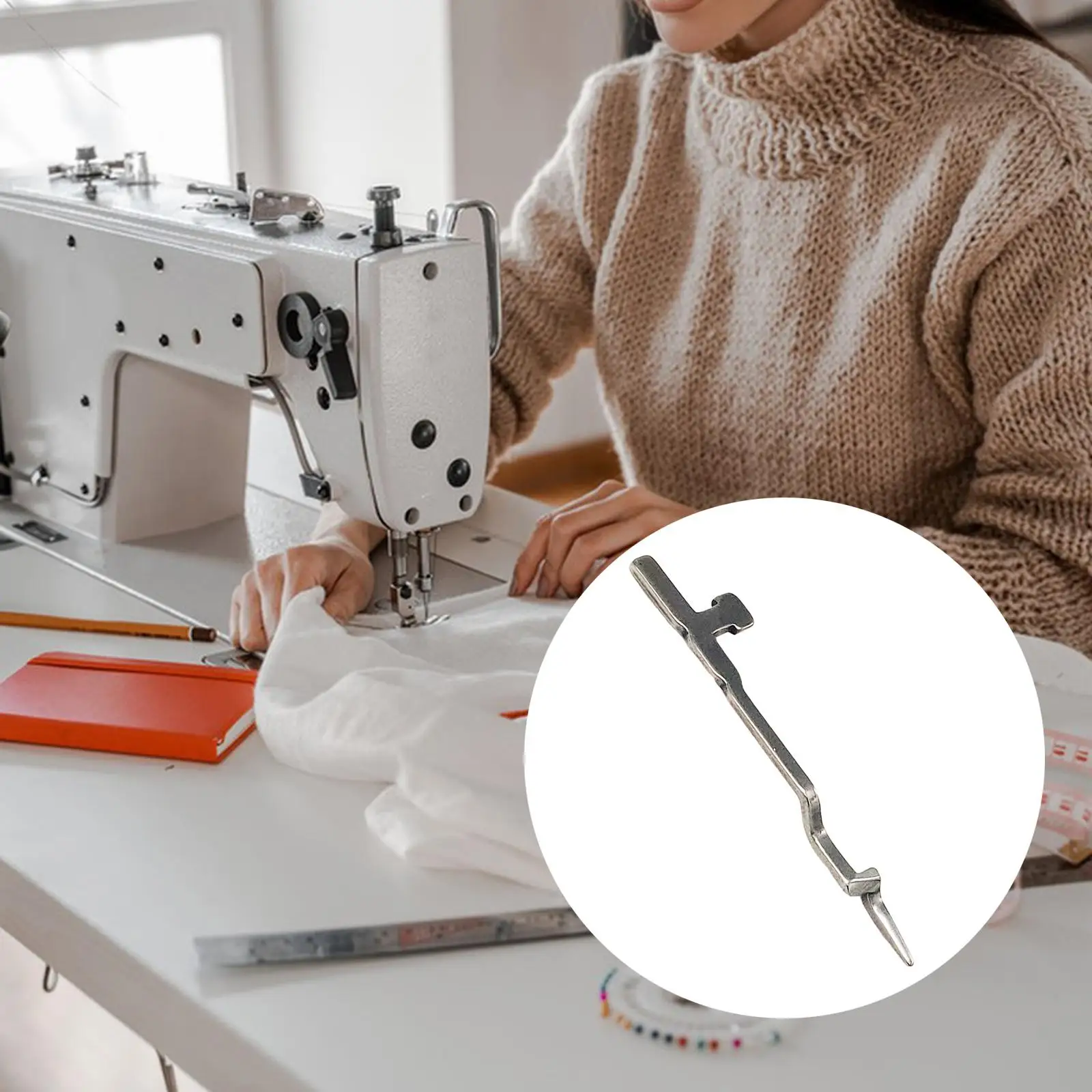 1 pc Overlock Lower Loop tragbare Industrie für Overlock Serger Maschinen Nähmaschinen nadeln