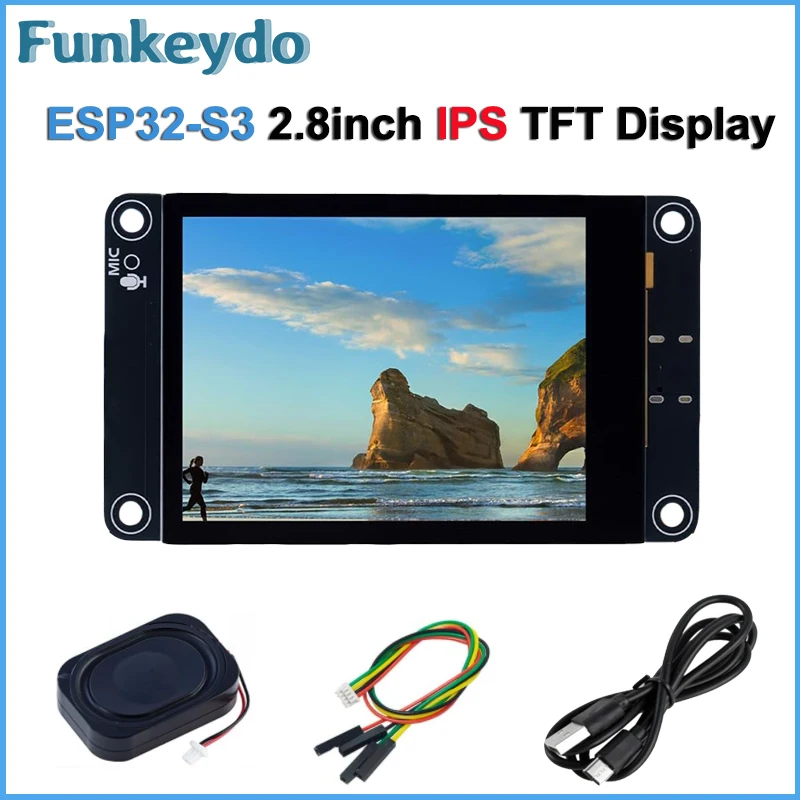 ESP32-S3 2.8 inch IPS TFT Touchscreen Development Board 240x320 LCD Module ESP32 Display support Xiaozhi AI for Arduino IDE LVGL