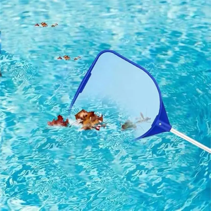 2025 Trend Pool Cleaner, Portable Handheld Cleaning Tool With 5 Connecting Rods, Heavy Duty Pool Skimmer, Easy Installation