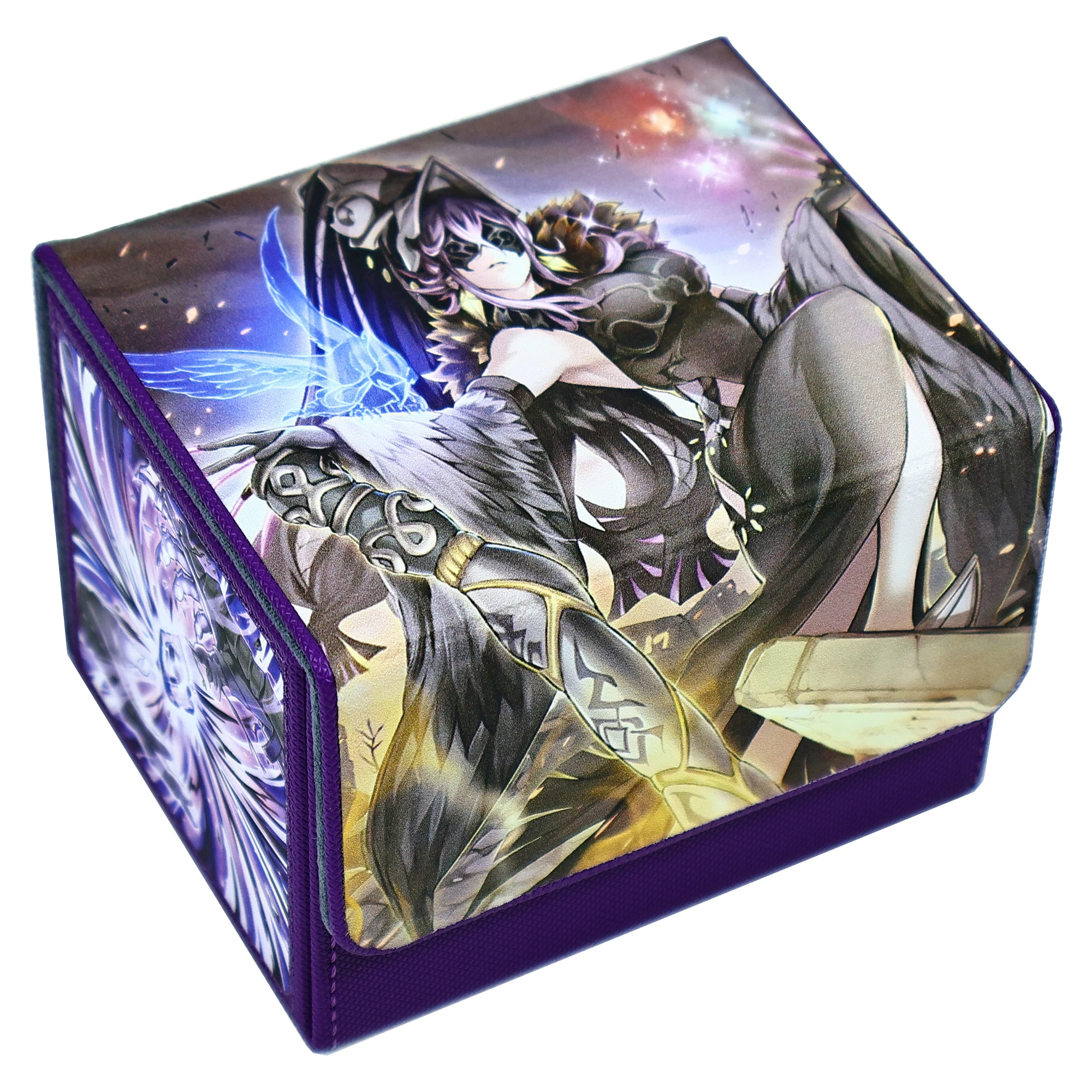 

Diy Self Made Yu-Gi-Oh! Time-Tearing Morganite Card Storage Box Ygo Morganite High-End Leather Card Storage Box Gift Toys