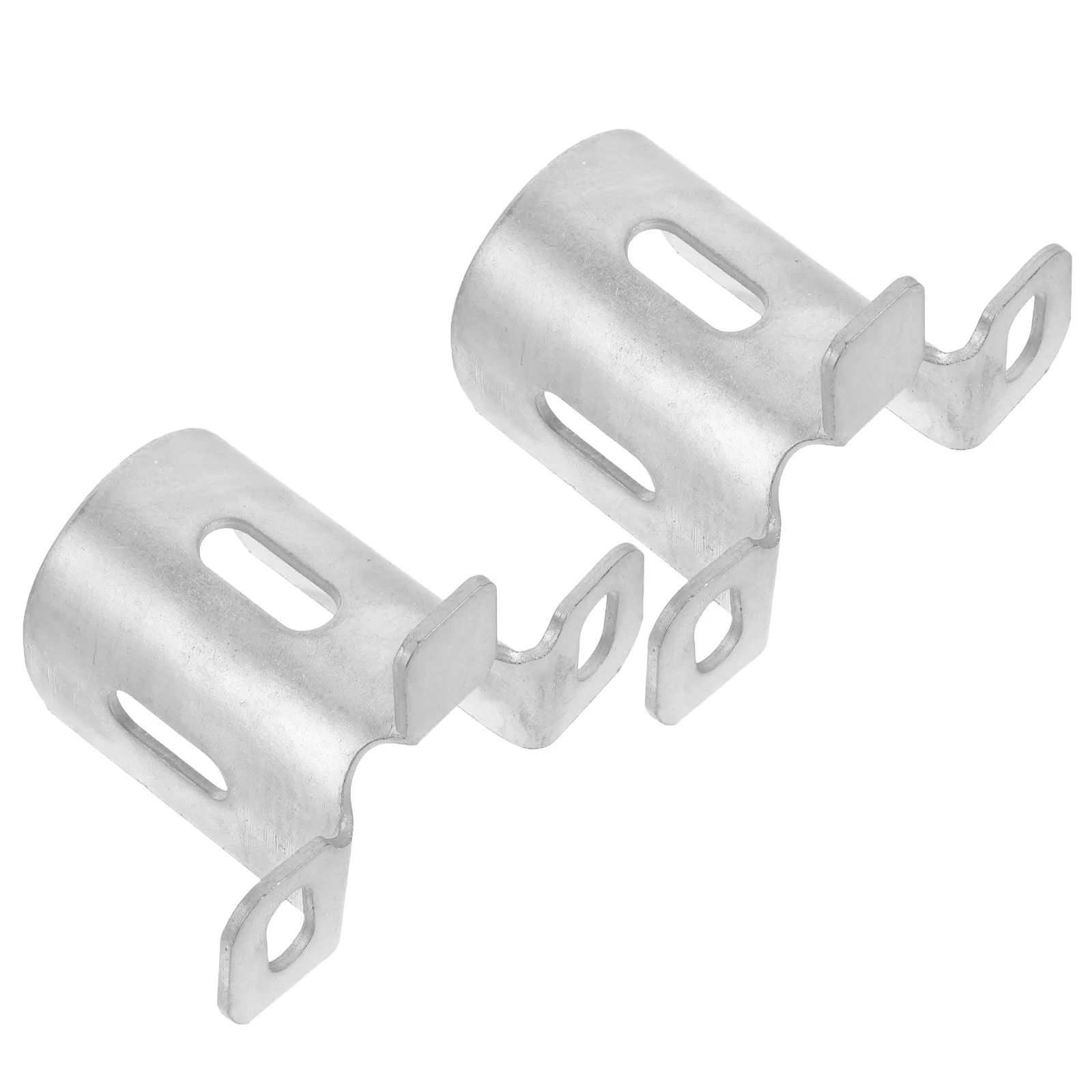 2Pcs Galvanized Iron Roller Shutter Support Bracket Axle Holder Heavy-Duty for Smooth Operation Long-Lasting Rust-Resistant