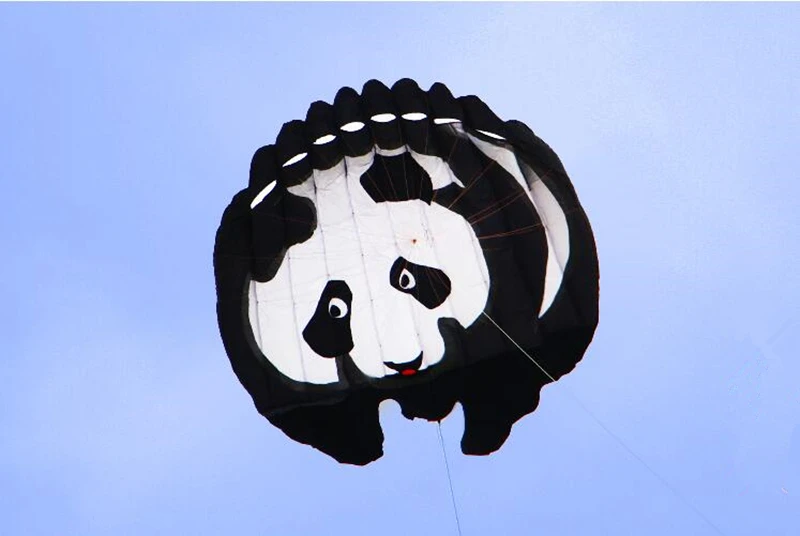 Panda vlieger grote zachte vliegers lopen in de lucht buitenspeelgoed professionele windvliegers sportvlieger gigantische vliegers voor volwassenen Vliegend speelgoedplezier