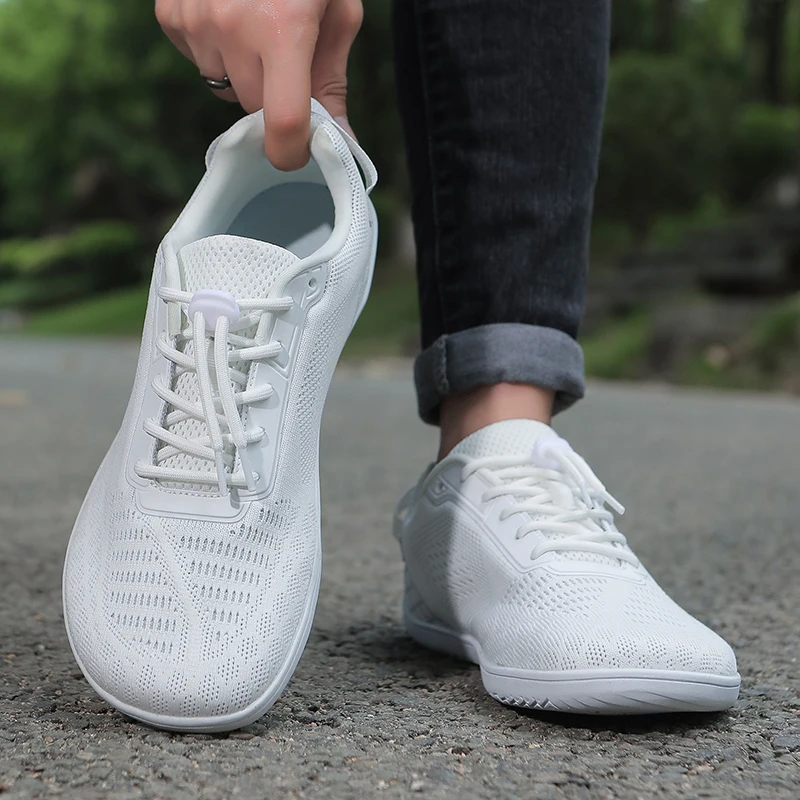 

Men's Womens Wide Toe Casual Sports Shoe Lightweight Barefoot Minimalist Shoe Breathable Walking Shoe Non-slip Zero Drop Sneaker