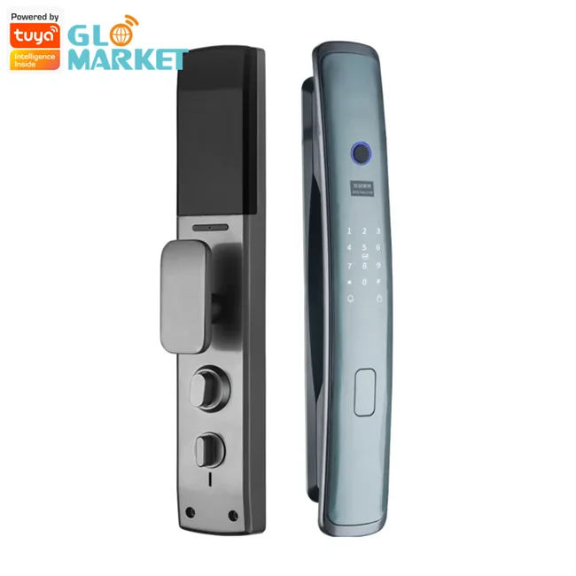 

Glomarket Smart Tuya Wifi Door Lock Automatic Alarm Fingerprint Smart APP Key Digital Password Security Automatic Lock