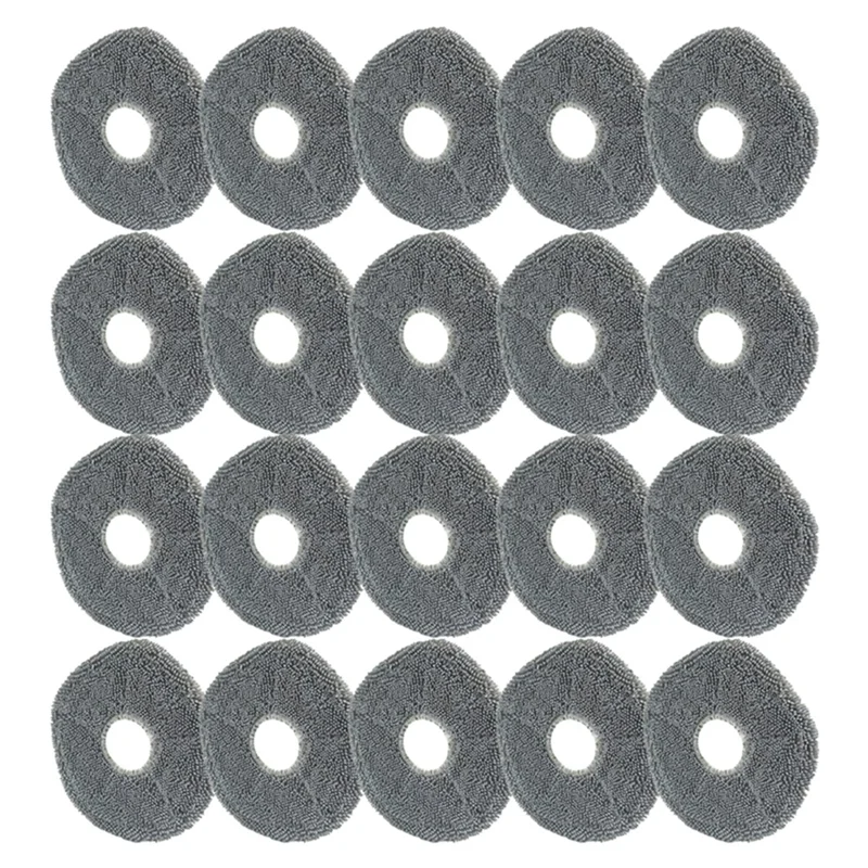 

MAKE-20PCS Mop Cloth For EUFY X9pro Sweeping Robot Vacuum Ground Dragram Clean Cloth Washing Cloth Pad Replacement Parts