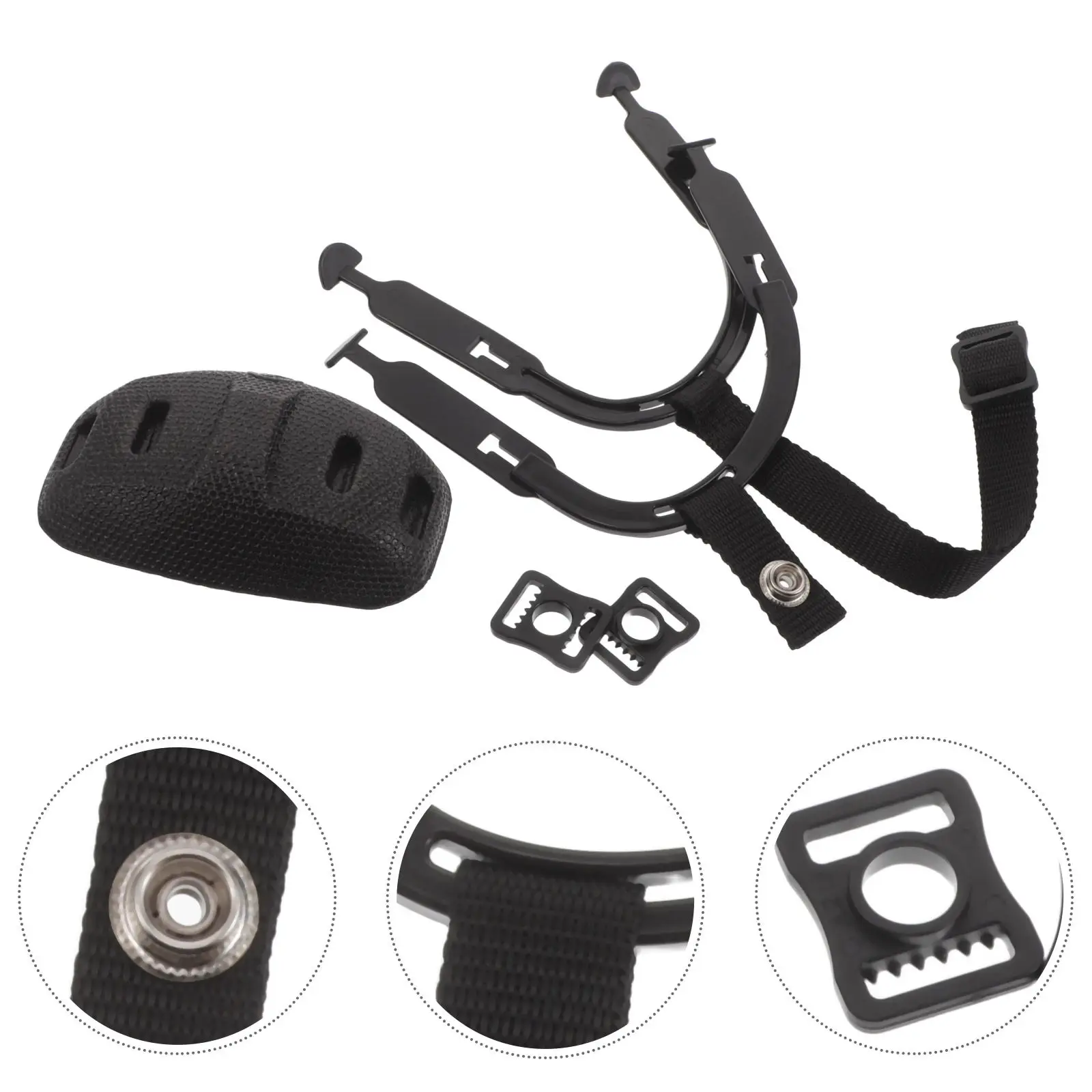 

Комплект регулируемых ремней для хоккейных шлемов: съемный ремешок для подбородка с быстросъемным креплением для спортивных шлемов и защитных касок