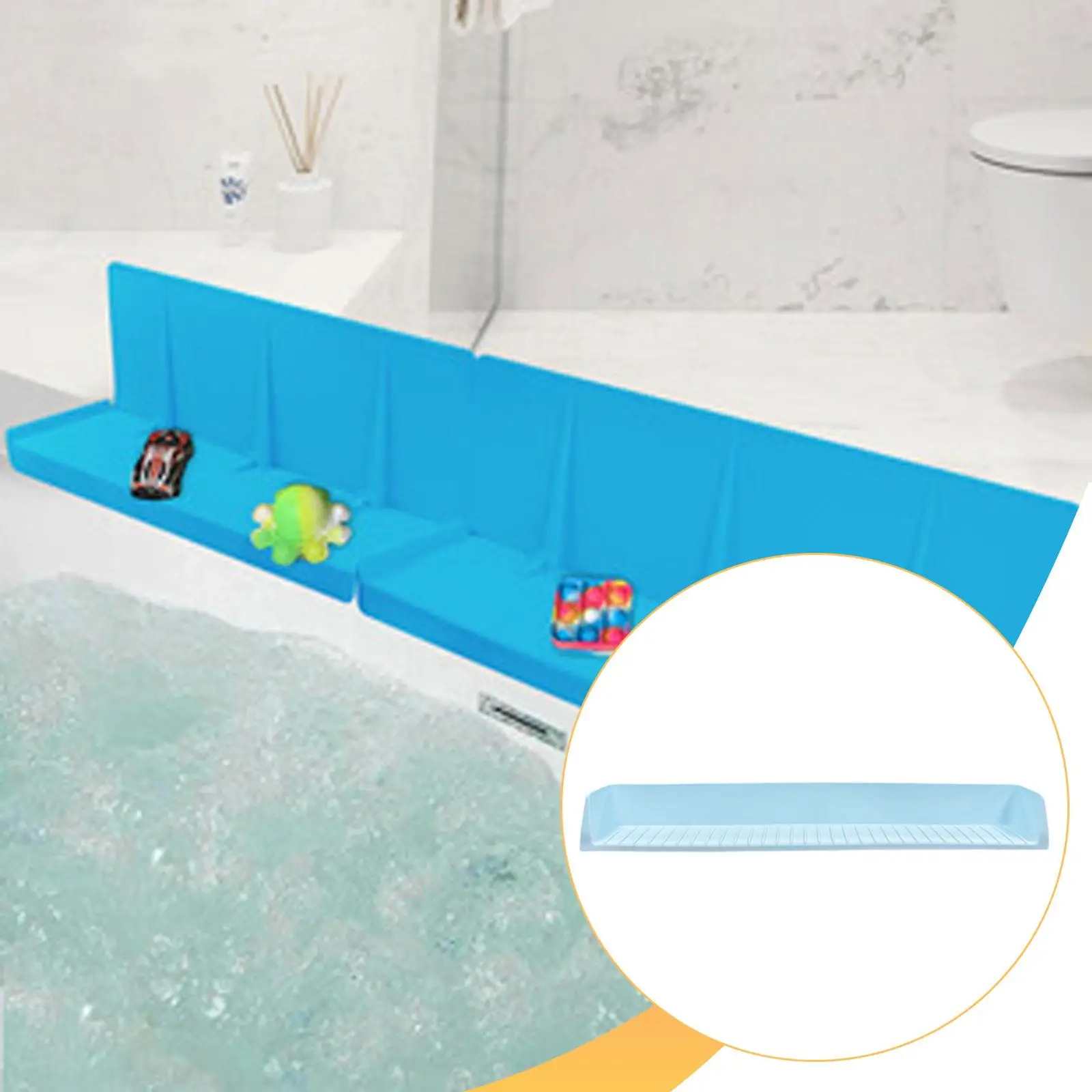 Guard for Bathtub Bath Tub Play Shelf Keep Dry and Tidy Gifts Ease Bath Time Versatile Silicone Toy Tray Holder