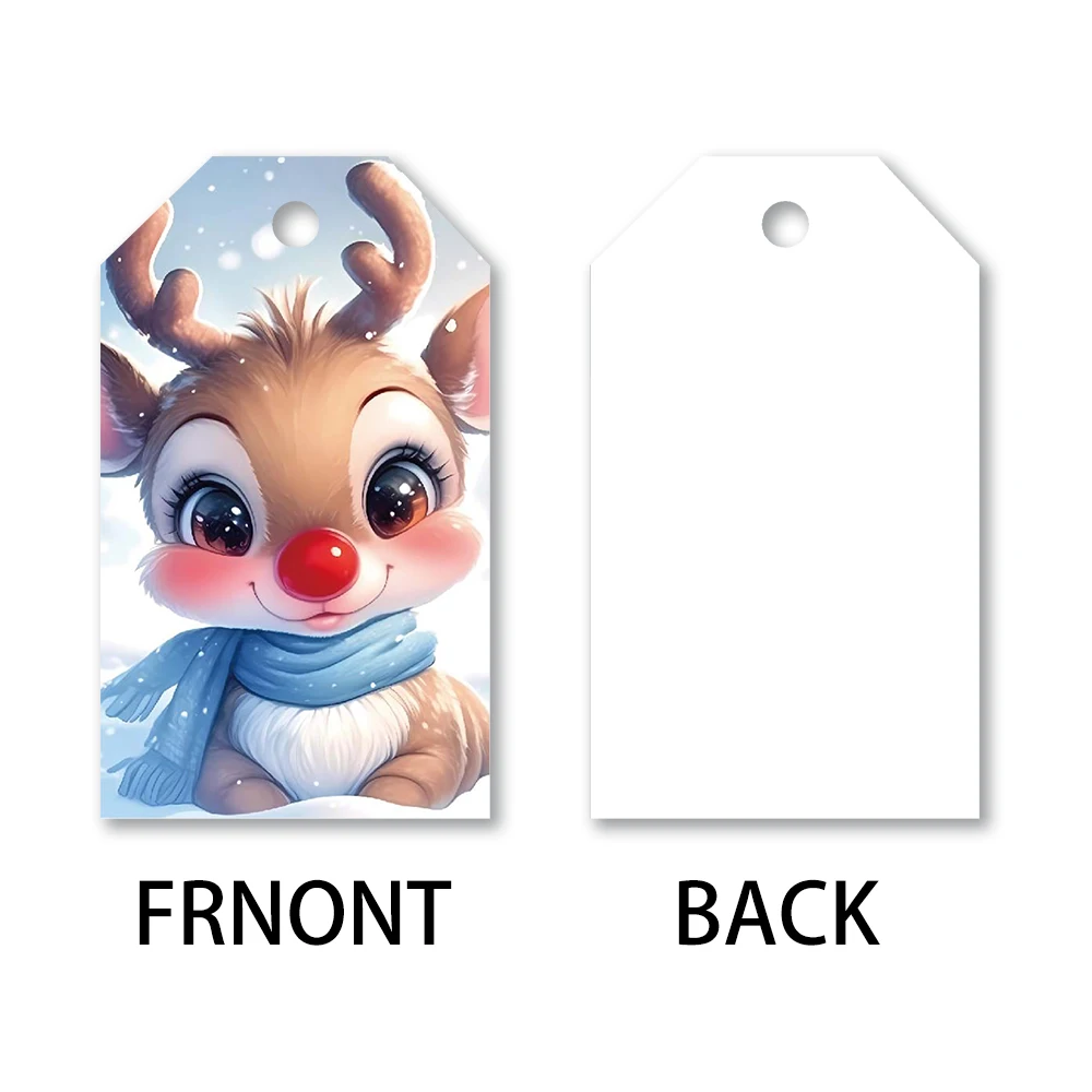 40шт, рождественские бирки, подарочные этикетки, украшения для вечеринок, сделай сам, упаковочные украшения, поздравительные открытки, праздничные открытки, джутовый шпагат