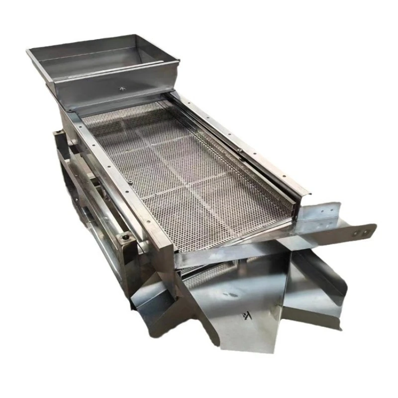 Stainless steel broken rice screening machine Automatic powder tea screening machine
