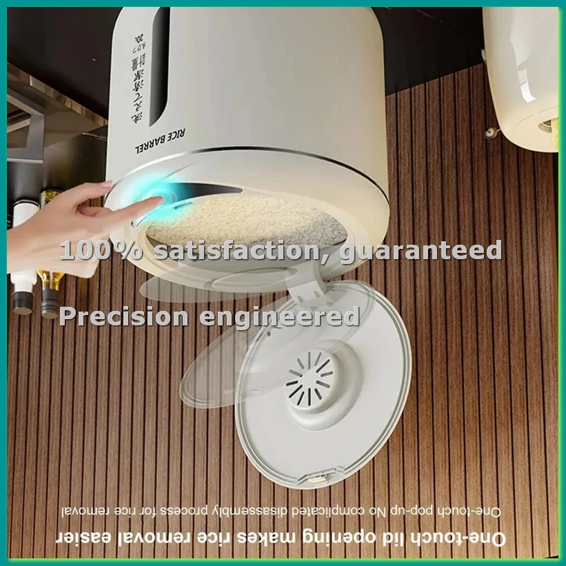 

Влагонепроницаемый контейнер для риса с защитой от насекомых, герметичный, утолщенный, для хранения порошков, кухонный ящик для хранения S-A50M