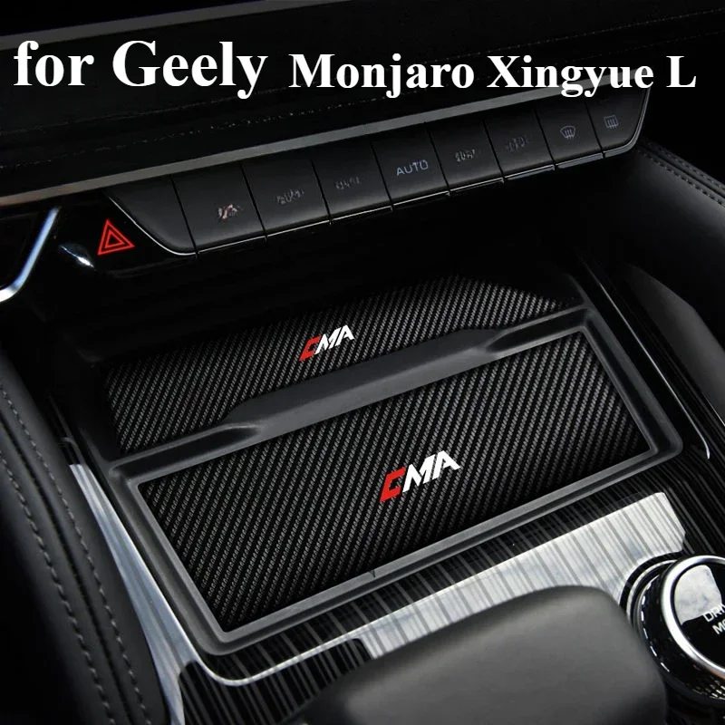 Car Armrest Slot Door Groove Mat Cup Storage Box Mats Cushion for Geely Monjaro Xingyue L Interior Accessories Auto