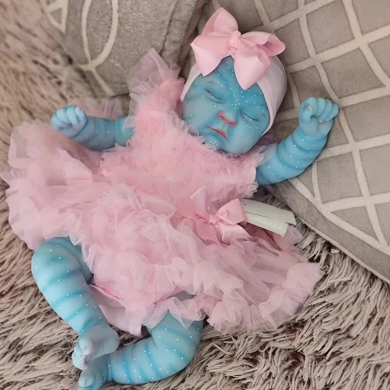 

48cm 19inch High Quality Detailed Painting Peaches Lifelike full vinyl bodyl Doll