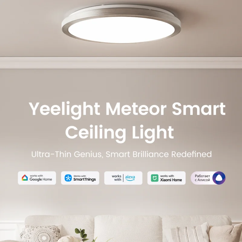 Yeelight Smart Slim LED Ceiling Light Eye Protection Warm White/Cool White Light Wifi Voice Control Suitable For Mi Home APP