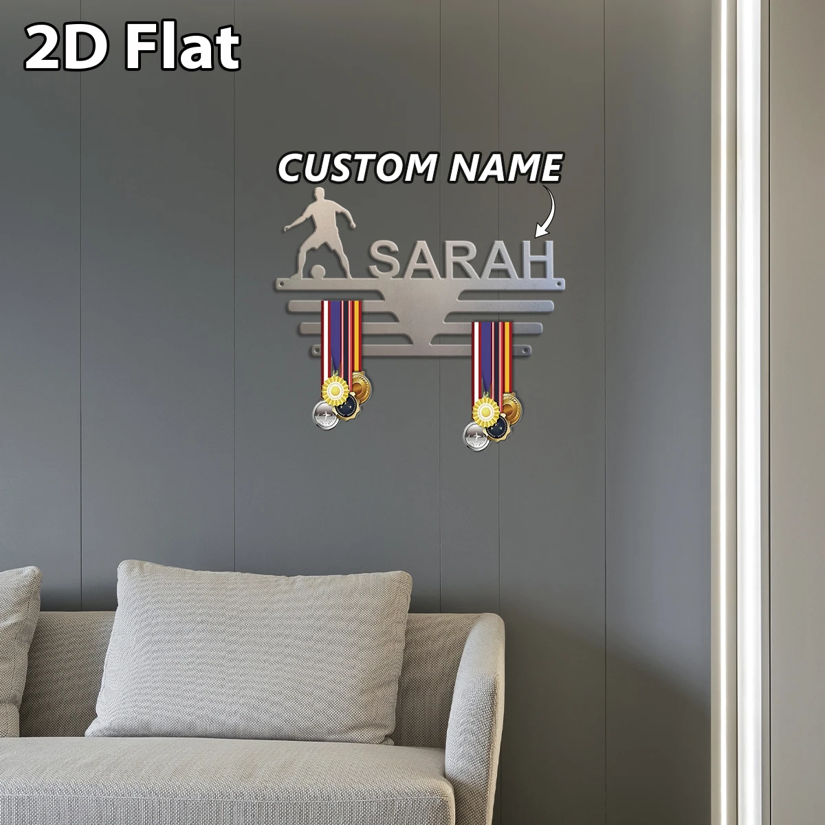 1pc Custom Contemporary metal medal hook,Metal Wall Art,As Wedding Decor for Room Office,Party Decor,Best Gift for Friends