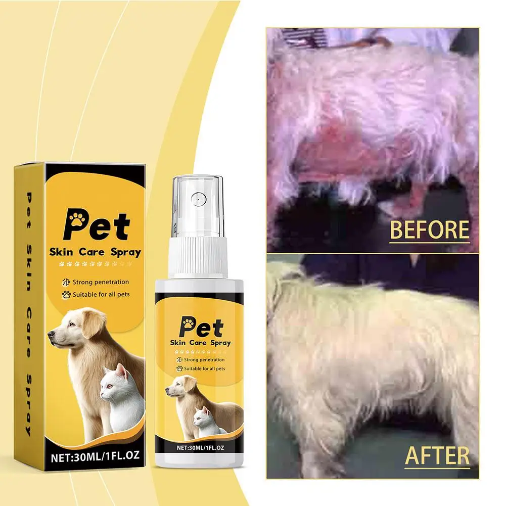 Cat And Dog Skin Care Spray Highly Upgraded Pet Skin Care Natural Plant Extracts Gentle And Non-irritating Pet Care Products