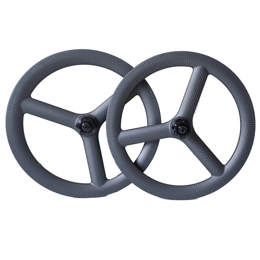 

Lefty 1.0 20 Inch 406 Carbon 3 Spokes Wheel Disc Brake 6 Bolts fo Lightweight Road Bike Upgrade