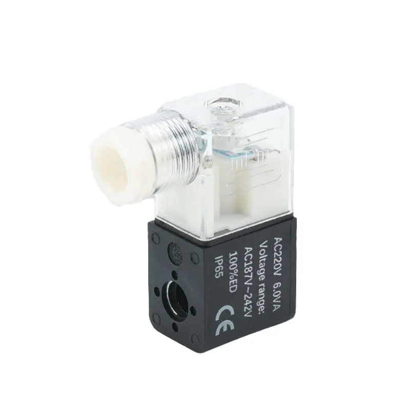Solenoid Valve Coil Electromagnet Coil AC DC 12V 24V 110V 220V 380V Universal Power 4.5VA 5VA 6VA Valve Replacement Part