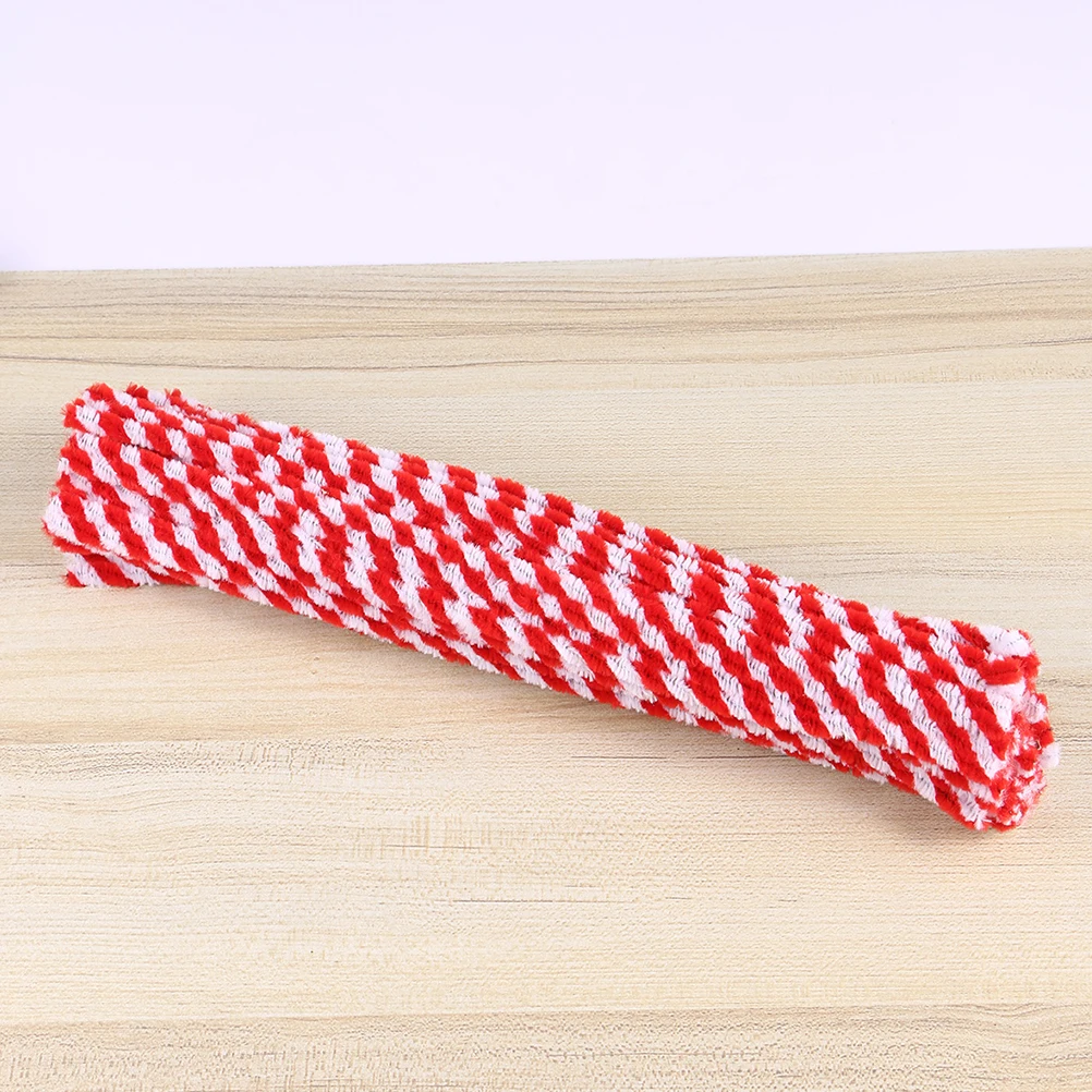 

100pcs DIY Chenille Sticks Metal Pipe Cleaners Kids Crafts Fidget Toys Twisted Nursery Art Supplies Intelligence Development