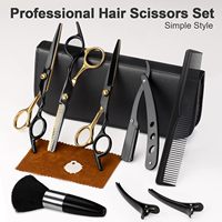 Hairdressing Scissors Set Hair Cutting Thinning Shears Set Professional Salon Stainless Steel Hair Scissors Barber Tools