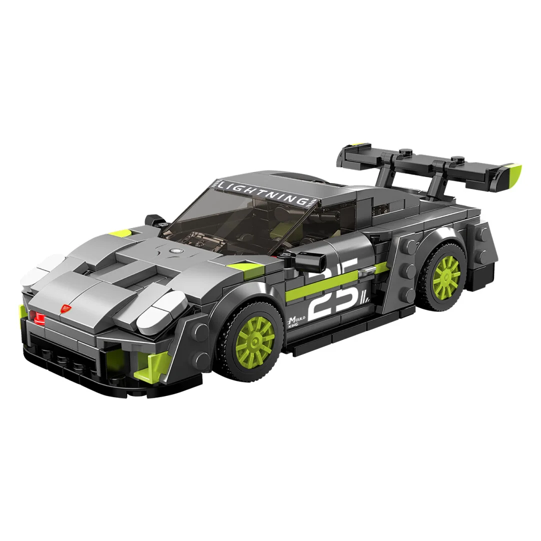 MOULDKING Mini Sportowy Samochód Klocki Konstrukcyjne Model z Pudełkiem Ekspozycyjnym MOC Klocki do Składania Zabawka Kolekcjonerska Ozdoby Prezent na Urodziny 27114