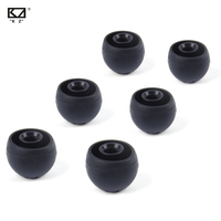 KZ Eartips 3 Pairs(6pcs) L M S In Ear Monitor Headphone Silicone Eartips Earphone Accessories KZ ASF ZS10 Pro EDX Earbuds IEM