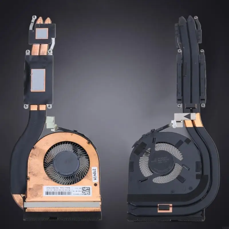 Y88B CPU Pendingin Kipas Heatsink Bahan ABS Dissipasi Panas Efisien untuk ThinkPadt480S T480 E480 E580 L480 Laptop Pendingin