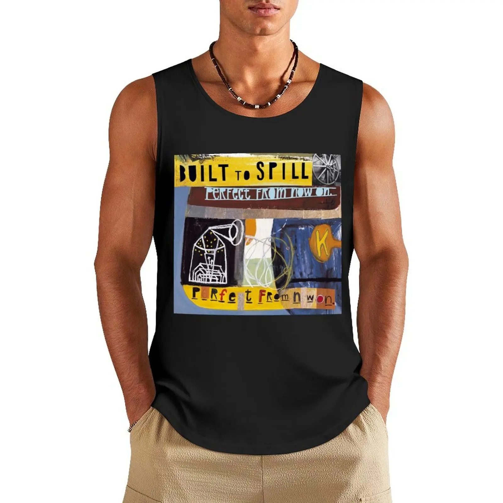

BUILT TO SPILL Tank Top men clothing Muscle fit Men's sleeveless t-shirt