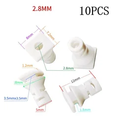 10PC Cable Gland Connector Kit Rubber Strain Relief Cord Power Tool Cable Sleeves 2.8mm-5.6mm Cable Sleeve Wire Connectors Parts