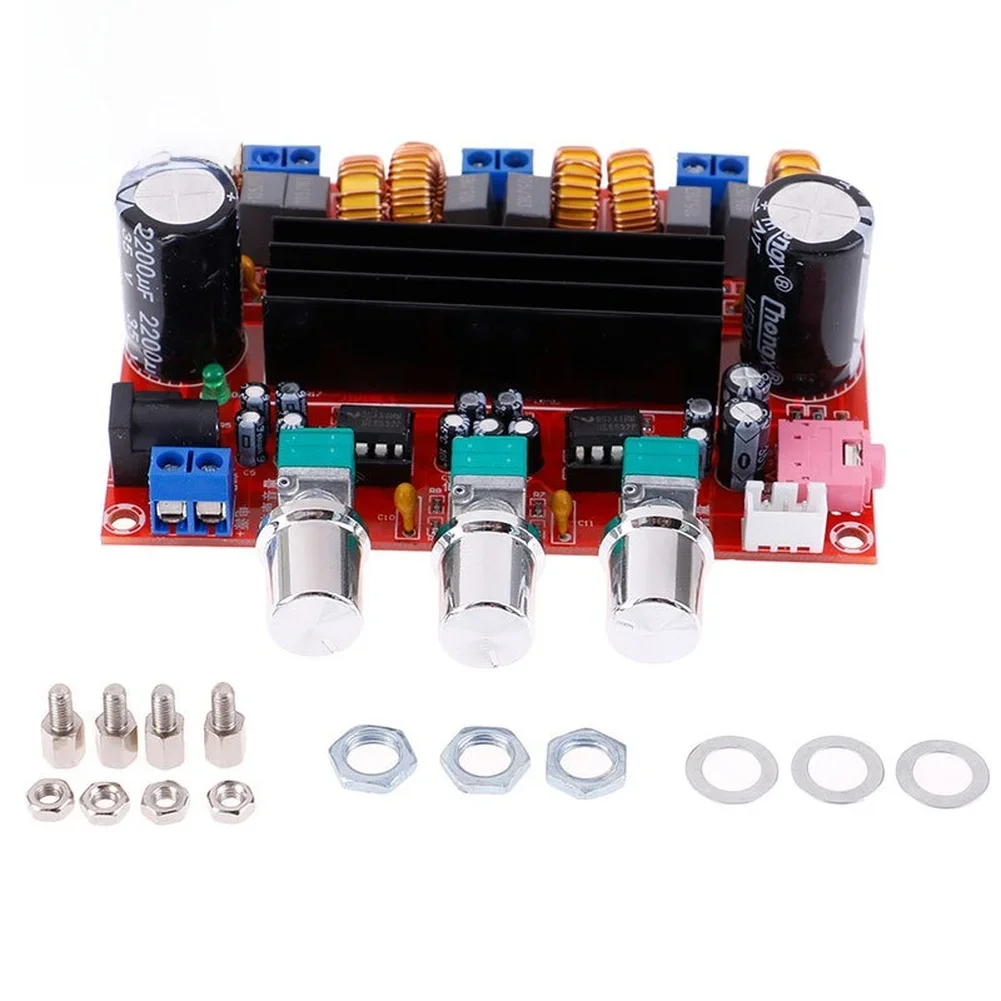 XH-M139 2.1 Channel Digital Audio Board 12V-24V For TPA3116D2 Chip 50W Stereo 100W Subwoofer Module  For Test Tool Accessory
