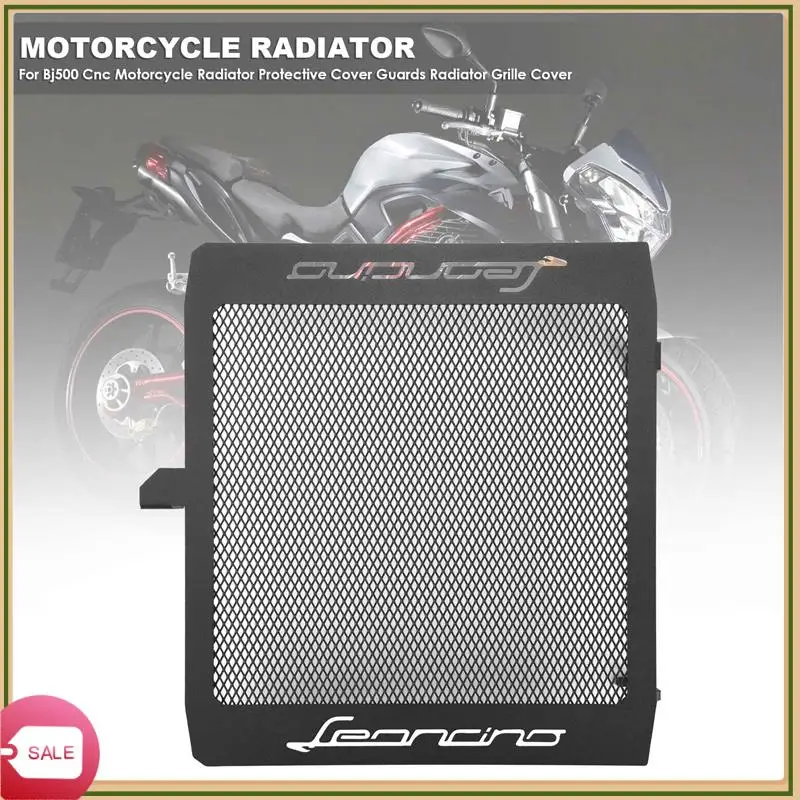 

Unique For Benelli Leoncino 500 Bj500 Cnc Motorcycle Radiator Protective Cover Guards Radiator Grille Cover Protecter