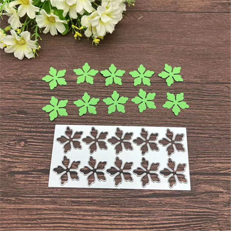 Corte do metal morre Stencils para Scrapbooking DIY, Gravação Decorativa, Template Artesanato, Moldura Folha Mottled