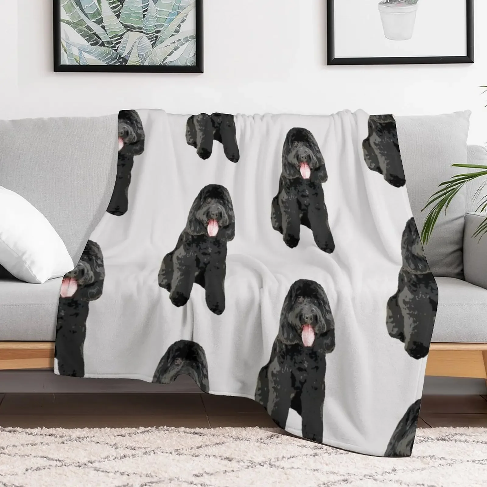 Cockapoo Cockerpoo Black Cutie Doodle Dog Throw Blanket Nap Blankets For Baby for sofa Blankets